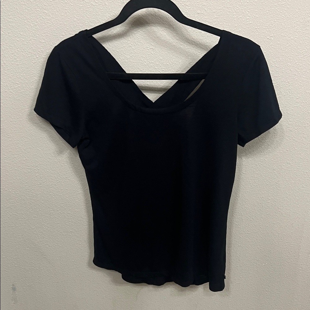 Marika Black Short Sleeve Tee
